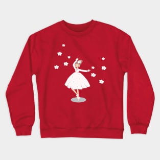 cute girl japanese Crewneck Sweatshirt